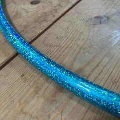 フラフープ（ラメ入りブルー）83cmの画像