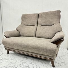 W 17182 NITORI ハイバック 2人掛け布張りソファ ◇大阪市内・東大阪市