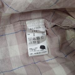 ワンピース　130㎝　うしろにリボン付きの画像