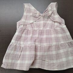 ワンピース　130㎝　うしろにリボン付きの画像