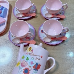 お茶会セット　おままごと　ティーパーティーの画像