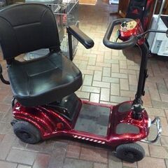 PORTUS 電動シニアカート DREAM S45 赤 大容量・高速充電器付き 航続45km ポルタス シルバーカー 札幌市東区 新道東店の画像