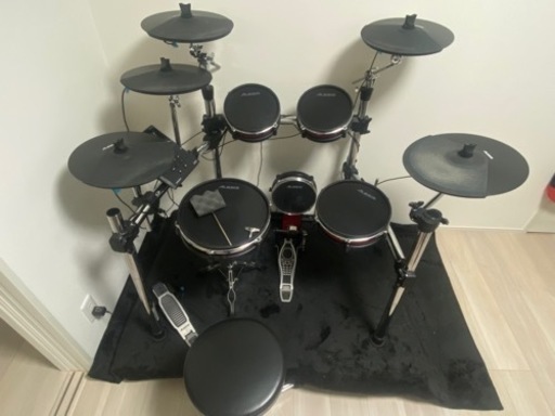 alesis crimson mesh kit+拡張シンバル2枚