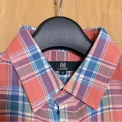 CAMBIO チェックシャツ　Sサイズ　メンズの画像