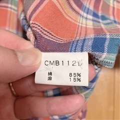 CAMBIO チェックシャツ　Sサイズ　メンズの画像