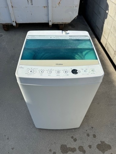 ハイアール 4.5kg　洗濯機