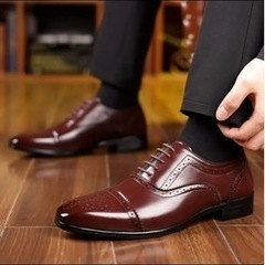 革靴新品２８センチの画像