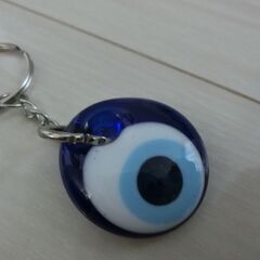 ナザールボンジュウ★魔除け トルコのお守り キーホルダーの画像