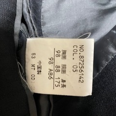 黒　メンズスーツ　上下セット　服/ファッション スーツ の画像