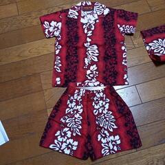 親子アロハシャツの画像