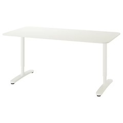 美品　3000円　テーブル　IKEA BEKANT ベカント　天...
