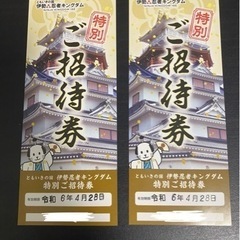 ともいきの国 伊勢忍者キングダム 特別ご招待券 2枚