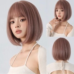 【新品】ショートストレートボブカットウィッグの画像