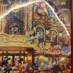 ディズニー パズル 完成品 額縁付きの画像