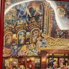 ディズニー パズル 完成品 額縁付きの画像