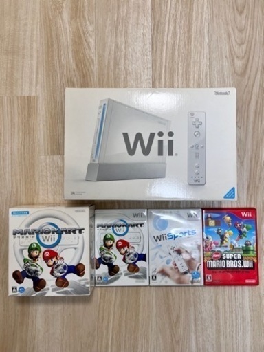 Wii 本体 ゲームセット ソフト3本セット 動作確認済