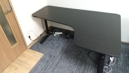 IKEA  BEKANT ベカント コーナーデスク 右 ブラック, 160x110 cm