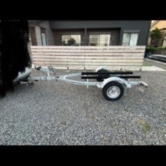ジョンボート11f トレーラー　セット　アルミボートの画像