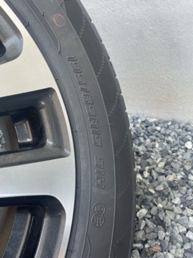 ※タイヤのみ4本　ダンロップec204195/65r15
