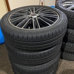 値下げ！！夏冬タイヤセット！どちらも、ワンシーズン使用！！バリ目
の画像