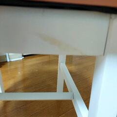 [お譲り決定]家具 ダイニング3点セット　カフェ風 の画像