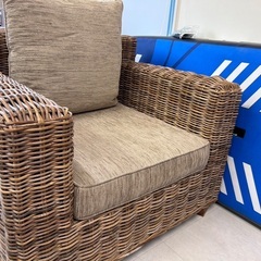 ソファー一式　ラタン　籐　アジアン風ラタンソファーの画像