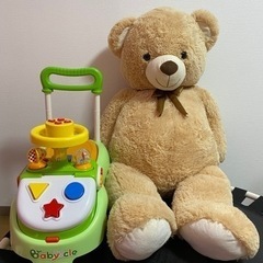 大きい　テディベア　ぬいぐるみの画像