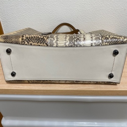 COACH トートバッグ スネークスキンパイソン