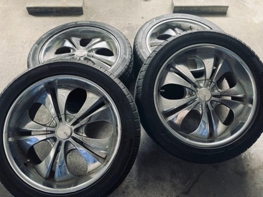 ランクル22インチメッキホイール アルミ 4本