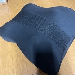 車用クッション　極PLUS（きわみ+）ウエストサポートクッション ブラック  竹炭消臭  低反発ウレタン の画像