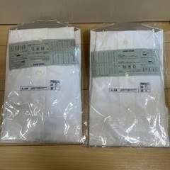 長袖 白ワイシャツ　メンズ　新品　の画像