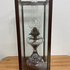 オイルランタン　ガラスオブジェ　オブジェ　中古品