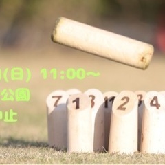 4/21(日)モルックやりましょう❗️