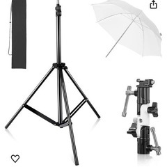 照明スタンド、アンブレラセットの画像