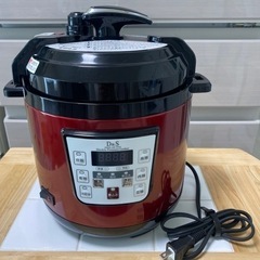 【取引中】D&S 家庭用マイコン電気圧力鍋　STL-EC30R レッド