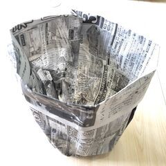 新聞紙でゴミ袋　50枚組　￥250（税別）！の画像