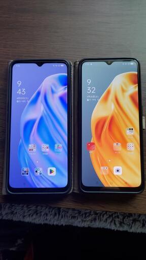 oppo reno 3A 2台　ROM128G RAM6G