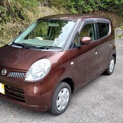 値下げ　日産モコ　乗って帰れます　純正ナビ、ワンセグ、バックカメラ付き　車検令和7年7月までの画像
