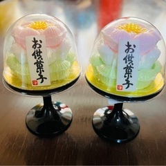 蓮高坏セット 一対入り お供菓子 小さい　２個　
仏菓子 落雁子供用品 ベビー用品 授乳、お食事用品の画像