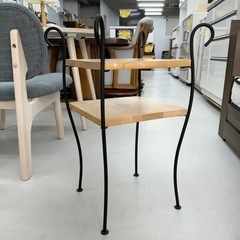 【お買い得‼️】アンティーク調♪ アイアン脚 30cm角サイドテーブル コーナー 花台 インテリア家具の画像