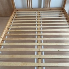 使用期間半年 ダブルベッド 美品 IKEA