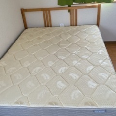 半年間使用 美品ベッド 使用期間半年 ダブルベッド 美品 IKEA