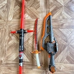 【お譲り先決定
】 剣3点セット　スターウォーズ　ライトセーバー の画像