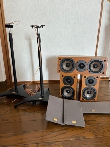 ONKYOスピーカー　D-105M D-105C DENONスタンド付き
