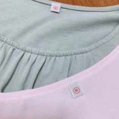 UNIQLO Mサイズ 7部袖カットソー 2枚の画像