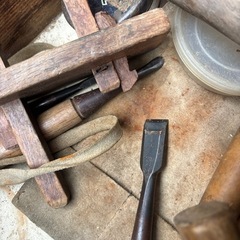 春日市よりノミ、カンナ、ハンマーなど大工用具一式の画像