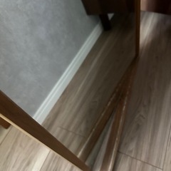 テレビキャビネット　鏡　伸縮棚の画像