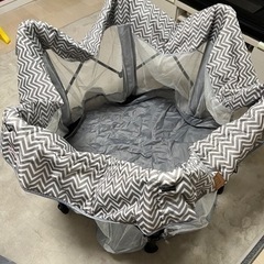 折り畳み ベビーサークル メーカー:ONESTEPメッシュサークル 洗える　たためるの画像