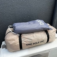 DOD ワンポールテントMとグランドシート　キャンプ