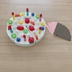 木製　ケーキ屋さん　マグネットパーツ おもちゃ 知育玩具